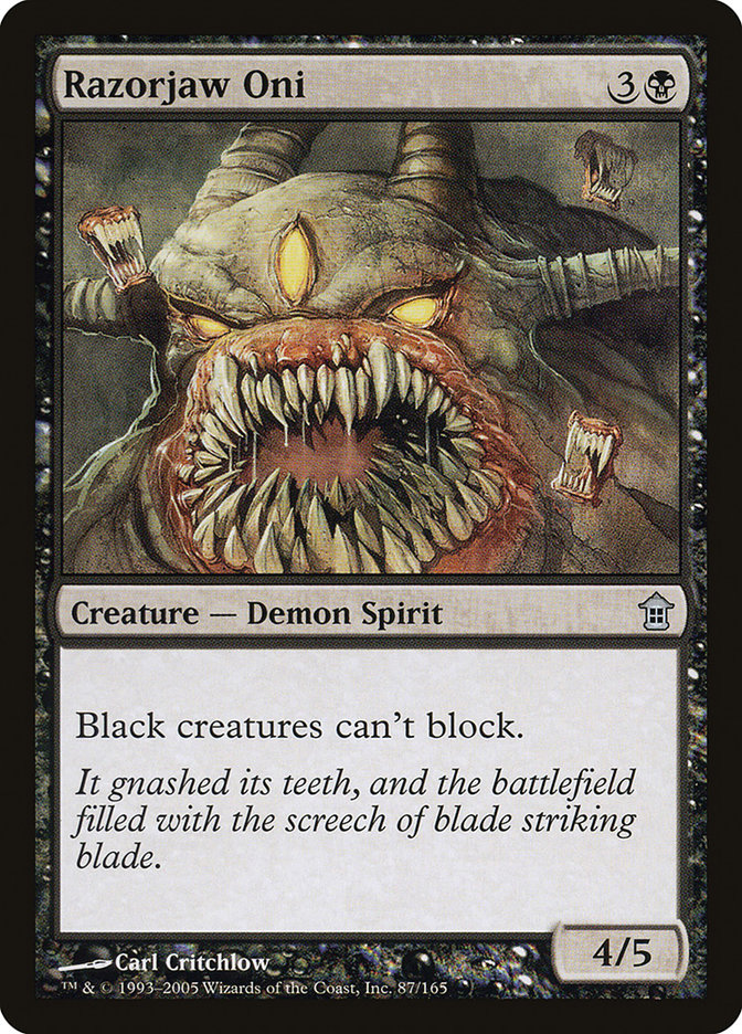 Razorjaw Oni [Saviors of Kamigawa] - Magic: The Gathering - Card Brawlers | Quebec | Canada |