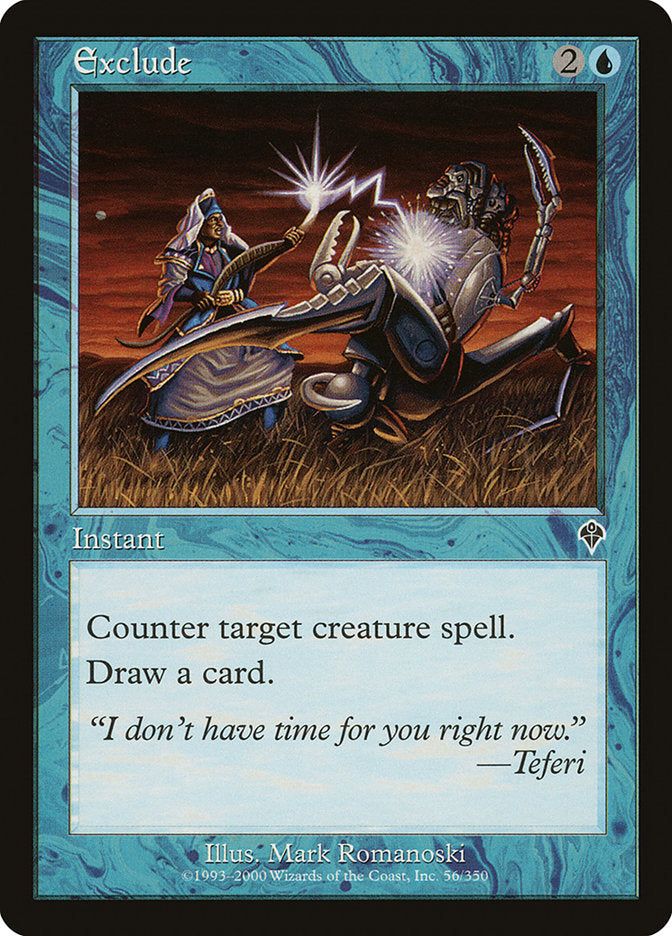 Exclude [Invasion] - Magic: The Gathering - Card Brawlers | Quebec | Canada |