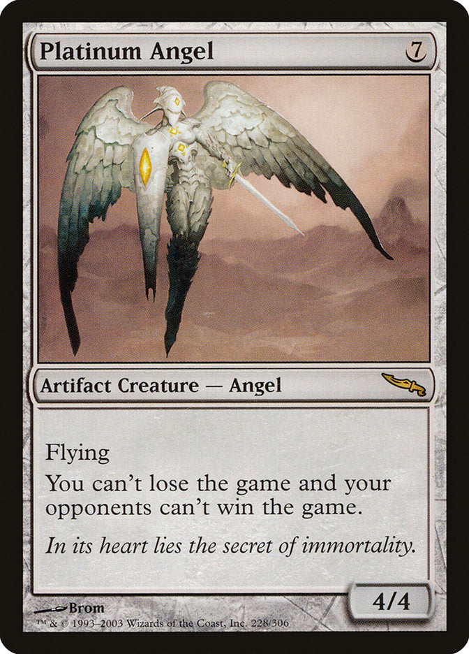 Platinum Angel [Mirrodin] - Magic: The Gathering - Card Brawlers | Quebec | Canada |