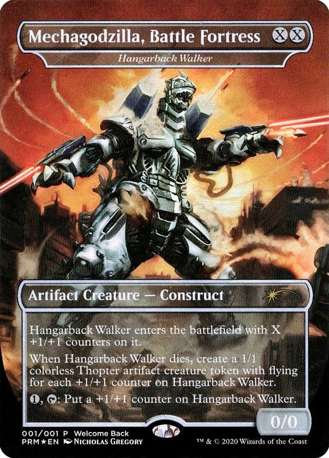Hangarback Walker - Mechagodzilla, Battle Fortress [Love Your LGS 2020] - Magic: The Gathering - Card Brawlers | Quebec | Canada |