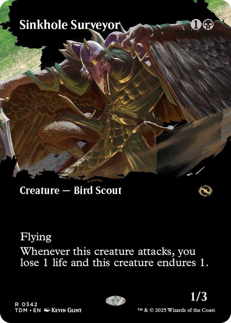 Sinkhole Surveyor (Borderless) [Tarkir: Dragonstorm] - Magic: The Gathering - Card Brawlers | Quebec | Canada |