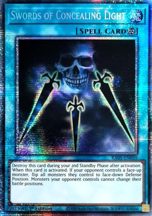 Swords of Concealing Light [RA05-EN059] Starlight Rare - Rarity Collection 5 - Card Brawlers | Quebec | Canada |