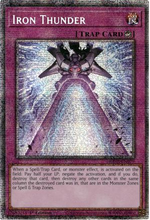 Iron Thunder [RA05-EN079] Starlight Rare - Rarity Collection 5 - Card Brawlers | Quebec | Canada |