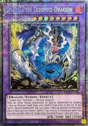 Snake-Eyes Doomed Dragon [RA05-EN039] Starlight Rare - Rarity Collection 5 - Card Brawlers | Quebec | Canada |