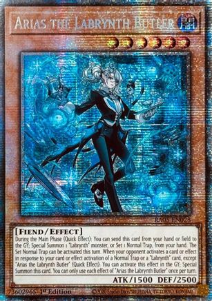 Arias the Labrynth Butler [RA05-EN028] Starlight Rare - Rarity Collection 5 - Card Brawlers | Quebec | Canada |