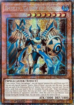 Imsety, Glory of Horus [RA05-EN027] Starlight Rare - Rarity Collection 5 - Card Brawlers | Quebec | Canada |