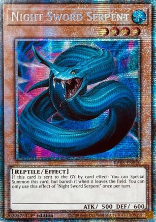 Night Sword Serpent [RA05-EN020] Starlight Rare - Rarity Collection 5 - Card Brawlers | Quebec | Canada |