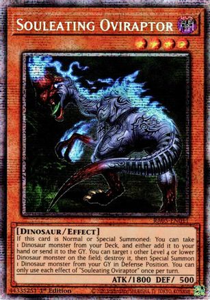 Souleating Oviraptor [RA05-EN011] Starlight Rare - Rarity Collection 5 - Card Brawlers | Quebec | Canada |