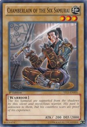 Chamberlain of the Six Samurai [YS13-EN005] Common - Yu-Gi-Oh! - Card Brawlers | Quebec | Canada |