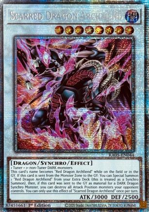 Scarred Dragon Archfiend [RA05-EN044] Starlight Rare - Rarity Collection 5 - Card Brawlers | Quebec | Canada |