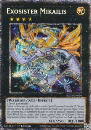 Exosister Mikailis [RA05-EN050] Starlight Rare - Rarity Collection 5 - Card Brawlers | Quebec | Canada |