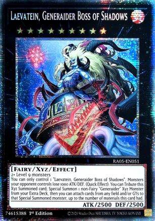 Laevatein, Generaider Boss of Shadows [RA05-EN051] Starlight Rare - Rarity Collection 5 - Card Brawlers | Quebec | Canada |
