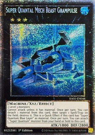 Super Quantal Mech Beast Grampulse [RA05-EN048] Starlight Rare - Rarity Collection 5 - Card Brawlers | Quebec | Canada |