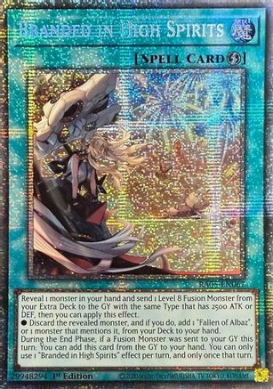 Branded in High Spirits [RA05-EN067] Starlight Rare - Rarity Collection 5 - Card Brawlers | Quebec | Canada |