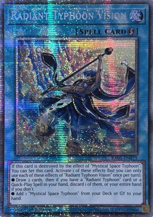 Radiant Typhoon Vision [RA05-EN075] Starlight Rare - Rarity Collection 5 - Card Brawlers | Quebec | Canada |