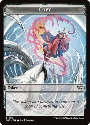 Copy // Spirit (0010) Double-Sided Token (SOS-1 // 10) - Secrets of Strixhaven Foil - Secrets of Strixhaven - Card Brawlers | Quebec | Canada |