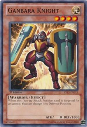 Ganbara Knight [YS13-EN013] Common - Yu-Gi-Oh! - Card Brawlers | Quebec | Canada |