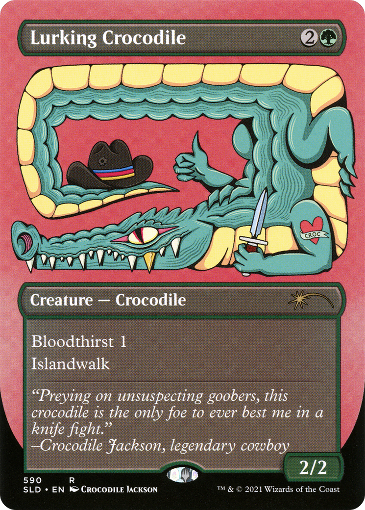 Lurking Crocodile [Secret Lair Drop Promos] - Magic: The Gathering - Card Brawlers | Quebec | Canada |