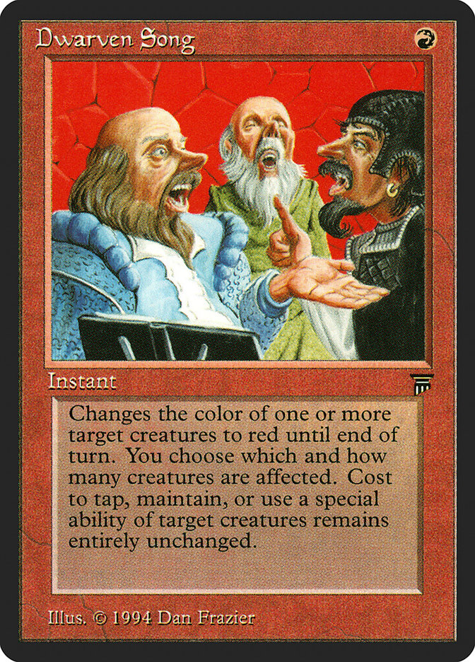 Dwarven Song [Legends] - Magic: The Gathering - Card Brawlers | Quebec | Canada |