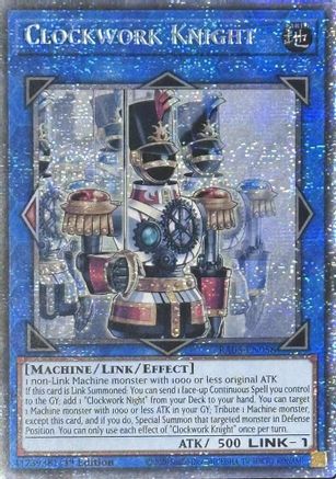 Clockwork Knight [RA05-EN058] Starlight Rare - Rarity Collection 5 - Card Brawlers | Quebec | Canada |