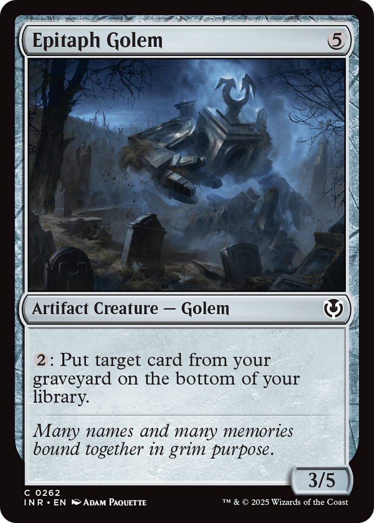 Epitaph Golem [Innistrad Remastered] - Magic: The Gathering - Card Brawlers | Quebec | Canada |