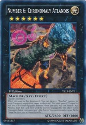 Number 6: Chronomaly Atlandis [YS13-ENV11] Common - Yu-Gi-Oh! - Card Brawlers | Quebec | Canada |