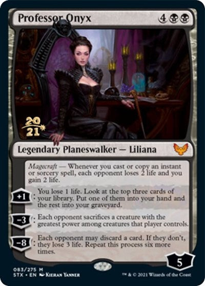 Professor Onyx [Strixhaven: School of Mages Prerelease Promos] - Magic: The Gathering - Card Brawlers | Quebec | Canada |