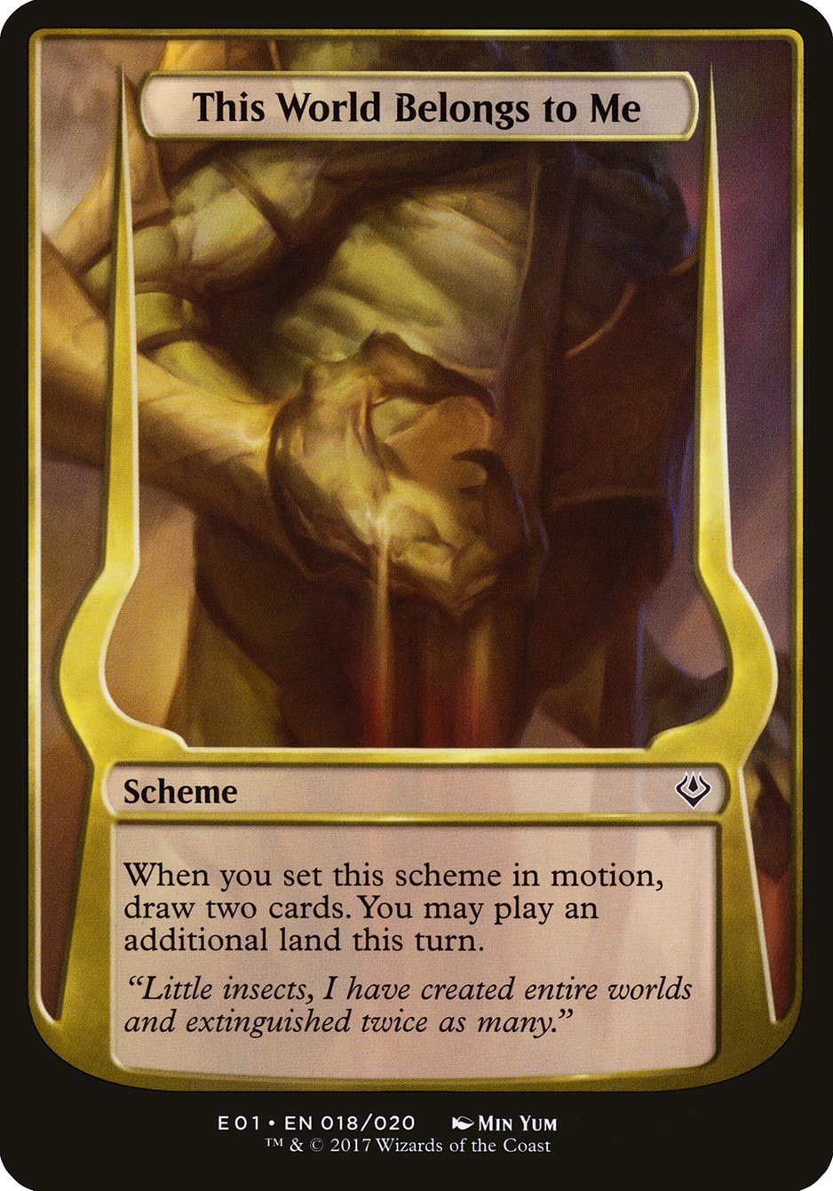 This World Belongs to Me (Schemes) [Archenemy: Nicol Bolas Schemes] - Magic: The Gathering - Card Brawlers | Quebec | Canada |