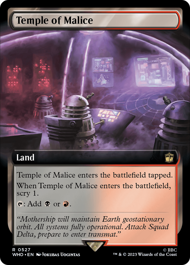 Temple of Malice (Extended Art) [Doctor Who] - Magic: The Gathering - Card Brawlers | Quebec | Canada |