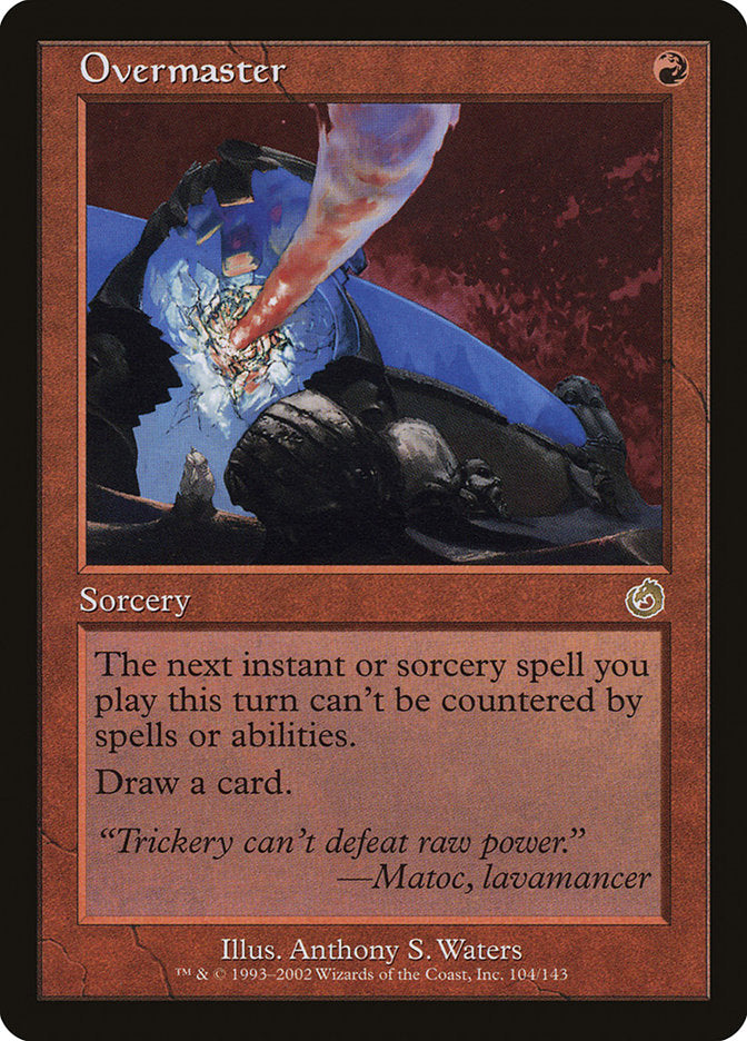 Overmaster [Torment] - Magic: The Gathering - Card Brawlers | Quebec | Canada |