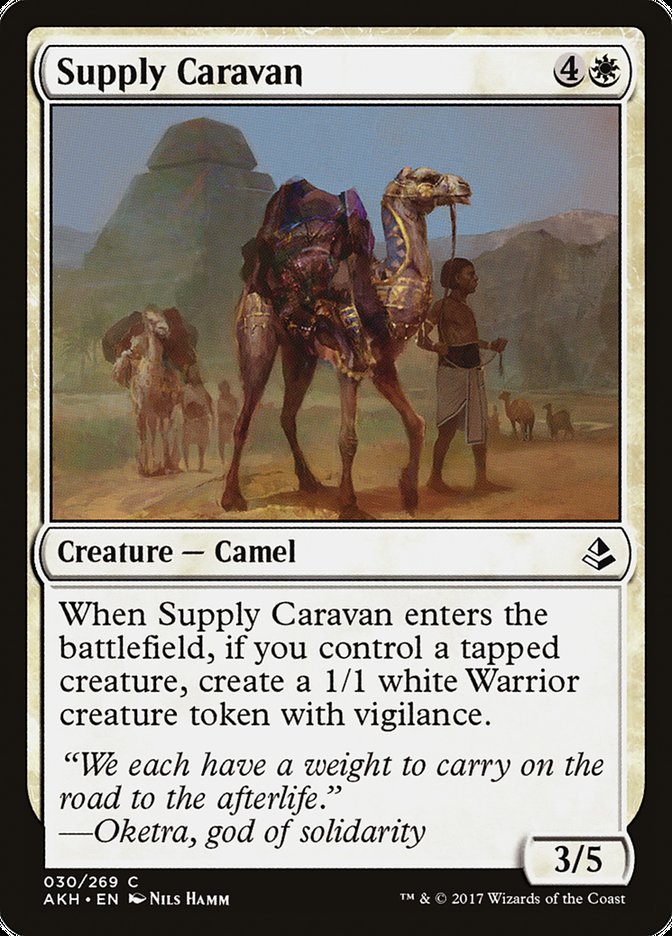 Supply Caravan [Amonkhet] - Magic: The Gathering - Card Brawlers | Quebec | Canada |