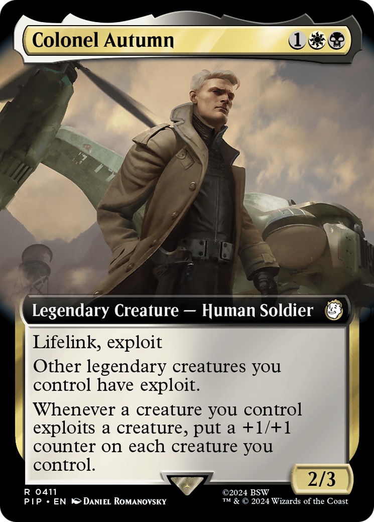 Colonel Autumn (Extended Art) [Fallout] - Magic: The Gathering - Card Brawlers | Quebec | Canada |