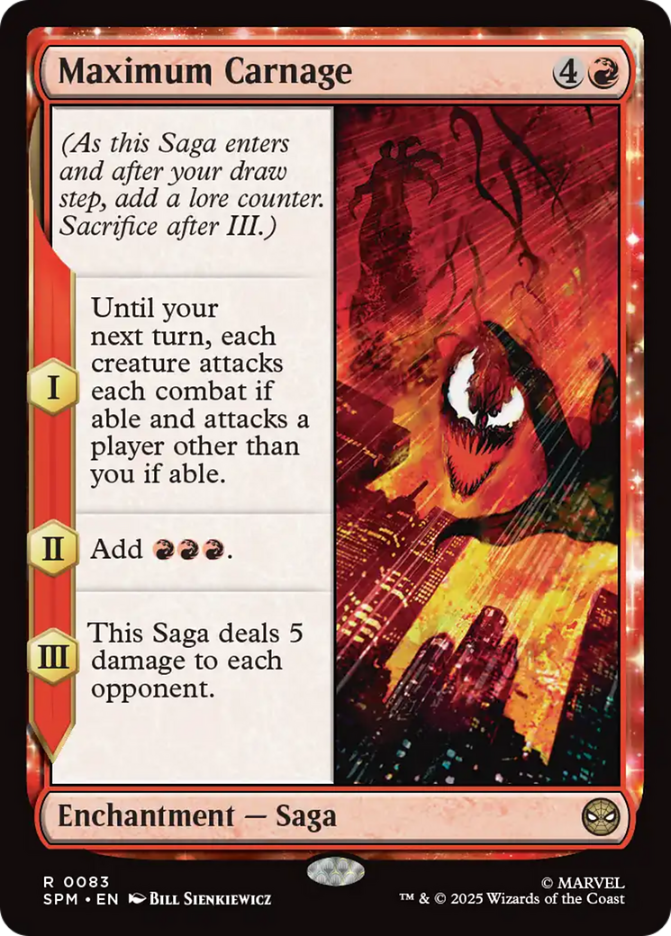 Maximum Carnage [Marvel's Spider-Man] - Magic: The Gathering - Card Brawlers | Quebec | Canada |