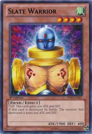 Guerrier d'ardoise [BP02-EN027] Rare 