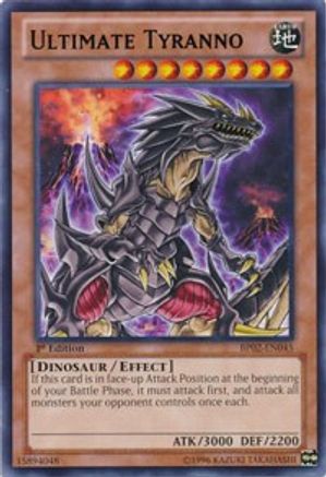 Ultimate Tyranno [BP02-EN045] Rare - Yu-Gi-Oh! - Card Brawlers | Quebec | Canada |
