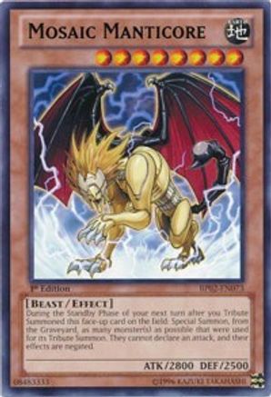 Mosaic Manticore [BP02-EN073] Rare - Yu-Gi-Oh! - Card Brawlers | Quebec | Canada |