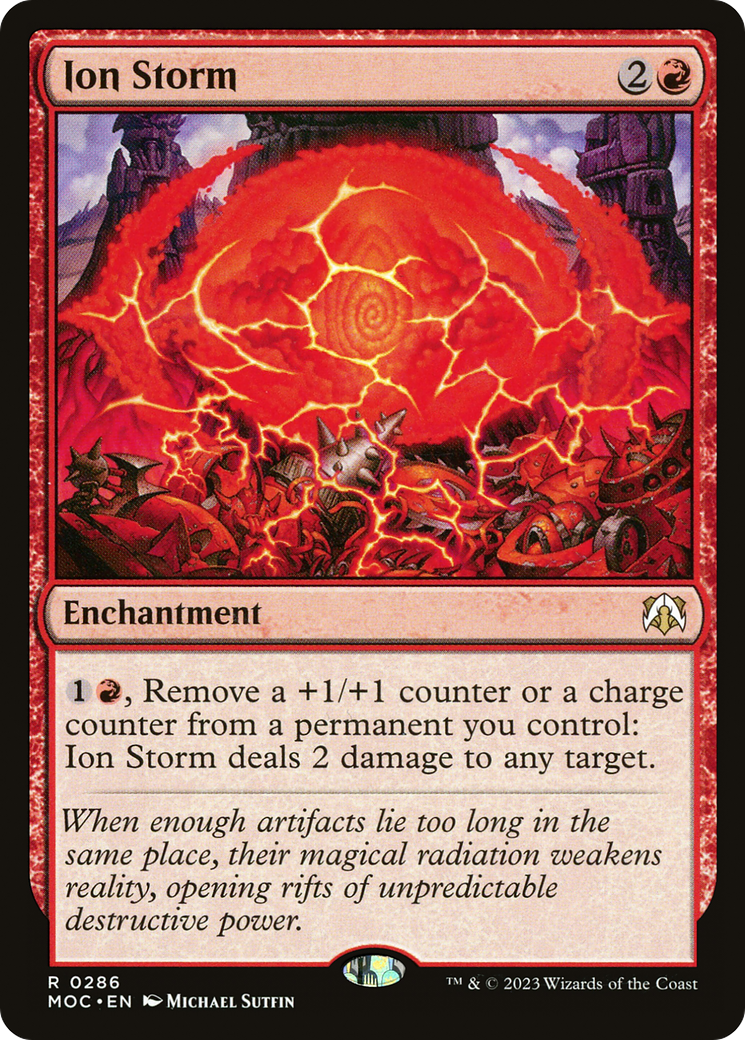 Ion Storm [March of the Machine Commander] - Magic: The Gathering - Card Brawlers | Quebec | Canada |