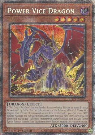 Power Vice Dragon [BLZD-EN002] Starlight Rare - Blazing Dominion - Card Brawlers | Quebec | Canada |