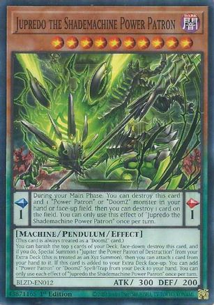 Jupredo the Shademachine Power Patron [BLZD-EN012] Common / Short Print - Blazing Dominion - Card Brawlers | Quebec | Canada |