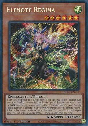 Elfnote Regina [BLZD-EN014] Secret Rare - Blazing Dominion - Card Brawlers | Quebec | Canada |
