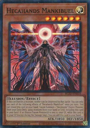 Hecahands Mankibuel [BLZD-EN018] Super Rare - Blazing Dominion - Card Brawlers | Quebec | Canada |