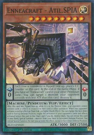 Enneacraft - Atil.SPIA [BLZD-EN020] Super Rare - Blazing Dominion - Card Brawlers | Quebec | Canada |