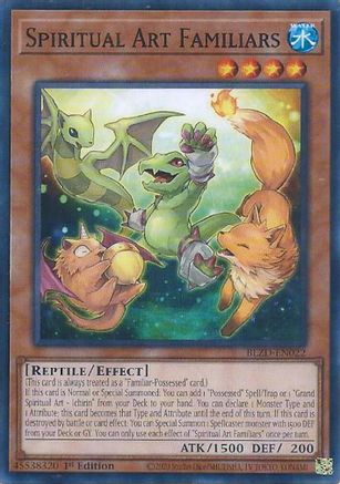 Spiritual Art Familiars [BLZD-EN022] Common / Short Print - Blazing Dominion - Card Brawlers | Quebec | Canada |