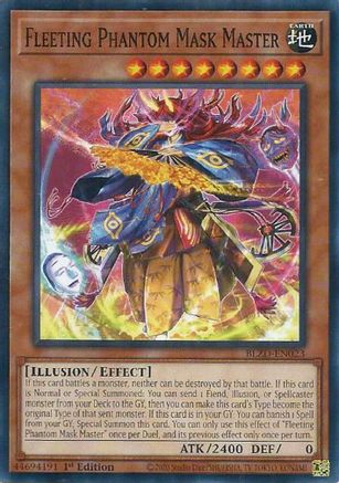 Fleeting Phantom Mask Master [BLZD-EN023] Common / Short Print - Blazing Dominion - Card Brawlers | Quebec | Canada |
