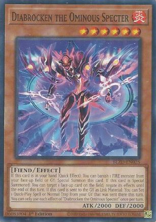 Diabrocken the Ominous Specter [BLZD-EN025] Common / Short Print - Blazing Dominion - Card Brawlers | Quebec | Canada |