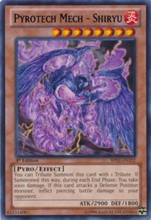 Pyrotech Mech - Shiryu [BP02-EN122] Rare - Yu-Gi-Oh! - Card Brawlers | Quebec | Canada |