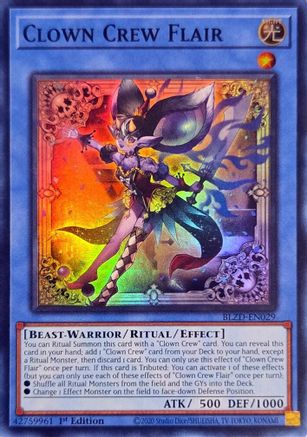 Clown Crew Flair [BLZD-EN029] Super Rare - Blazing Dominion - Card Brawlers | Quebec | Canada |