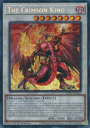 The Crimson King [BLZD-EN036] Secret Rare - Blazing Dominion - Card Brawlers | Quebec | Canada |