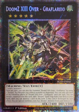 DoomZ XIII Over - Graflareio [BLZD-EN045] Starlight Rare - Blazing Dominion - Card Brawlers | Quebec | Canada |