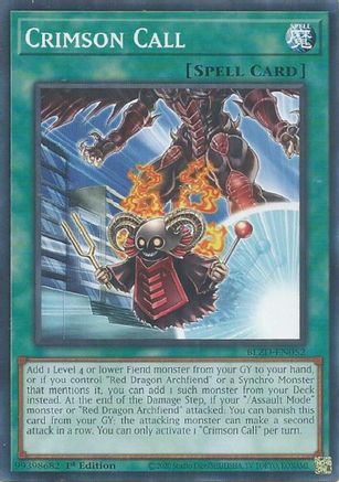 Crimson Call [BLZD-EN052] Common / Short Print - Blazing Dominion - Card Brawlers | Quebec | Canada |